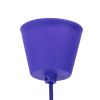 GLOBOSTAR® CABLITO 61560 Μοντέρνο Κρεμαστό Φωτιστικό Οροφής με Ντουί 1 x E27 AC 220-240V IP20 - Μωβ - Μ4 x Π4 x Υ110cm