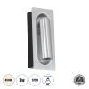 GLOBOSTAR® MANHATTAN 61099 Μοντέρνο Φωτιστικό Τοίχου - Απλίκα Ξενοδοχείου Reading Light LED 3W 405lm 36° AC 220-240V IP20 Φυσικό Λευκό 4500K - Bridgelux COB Chip & TÜV SÜD Driver - Νίκελ Βούρτσας - Μ7 x Π7 x Υ17cm - 3 Χρόνια Εγγύηση