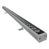 GLOBOSTAR® WASHERPANDA 999-0272 Μπάρα Φωτισμού Wall Washer LED 36W 3960lm 15° DC 24V Αδιάβροχο IP67 Θερμό Λευκό 2700K Dimmable - Bridgelux SMD Chip - Γκρι Ανθρακί - Μ100 x Π4 x Υ3cm - 3 Χρόνια Εγγύηση