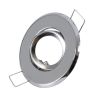 GLOBOSTAR® ORO 77803 Χωνευτή Κινούμενη Βάση για Σποτ MR11 για Ντουί GU10/GU5.3 IP20 - Νίκελ Βούρτσας - Μ7 x Π7 x Υ2.1cm / Q5.5cm