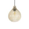 GLOBOSTAR® BASTIK 206-0027 Μοντέρνο Κρεμαστό Φωτιστικό Οροφής με Ντουί 1 x E27 AC 220-240V IP20 - Mελί - Μ22 x Π22 x Υ26cm