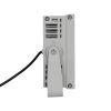GLOBOSTAR® FLOODKENA 90765 Προβολέας Σποτ Wall Washer LED 40W 3400lm 120° AC 220-240V Αδιάβροχο IP67 Πολύχρωμο RGBW - Bridgelux SMD Chip - Γκρι Ανθρακί - Μ31 x Π10 x Υ17cm - 3 Χρόνια Εγγύηση