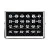 GLOBOSTAR® FLOODKENA 90765 Προβολέας Σποτ Wall Washer LED 40W 3400lm 120° AC 220-240V Αδιάβροχο IP67 Πολύχρωμο RGBW - Bridgelux SMD Chip - Γκρι Ανθρακί - Μ31 x Π10 x Υ17cm - 3 Χρόνια Εγγύηση