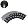 GLOBOSTAR® TREEJINA 90691 Κυρτή Μπάρα Φωτισμού Wall Washer για Φυτά - Δέντρα LED 18W 1710lm 10° DC 24V Αδιάβροχο IP67 Φυσικό Λευκό 4500K Dimmable - Bridgelux SMD Chip - Γκρι - Μ29 x Π11 x Υ10.5cm - 3 Χρόνια Εγγύηση