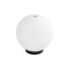 GLOBOSTAR® AGROS 61594 Φωτιστικό Κήπου με Ντουί 1 x E27 AC 220-240V Αδιάβροχο IP65 - Λευκό & Μάυρο - Μ20 x Π20 x Υ22cm