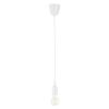 GLOBOSTAR® CABLITO 61550 Μοντέρνο Κρεμαστό Φωτιστικό Οροφής με Ντουί 1 x E27 AC 220-240V IP20 - Λευκό - Μ4 x Π4 x Υ110cm