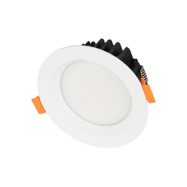 GLOBOSTAR® WATERA 60898 Χωνευτό Downlight Σποτ Panel LED 12W 1500lm 120° AC 220-240V Αδιάβροχο IP54 Ρυθμιζόμενο Λευκό CCT με Διακόπτη στο Σώμα 2700K/4500K/6000K Dimmable - Lumileds SMD Chip & TÜV SÜD Driver - Λευκό Ματ - Μ10.8 x Π10.8 x Υ3.2cm / Q9cm 