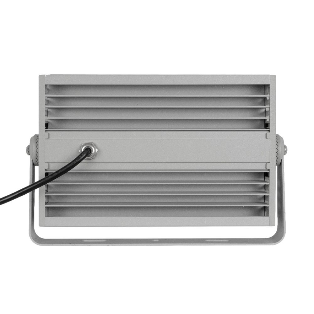 GLOBOSTAR® FLOODKENA 90765 Προβολέας Σποτ Wall Washer LED 40W 3400lm 120° AC 220-240V Αδιάβροχο IP67 Πολύχρωμο RGBW - Bridgelux SMD Chip - Γκρι Ανθρακί - Μ31 x Π10 x Υ17cm - 3 Χρόνια Εγγύηση