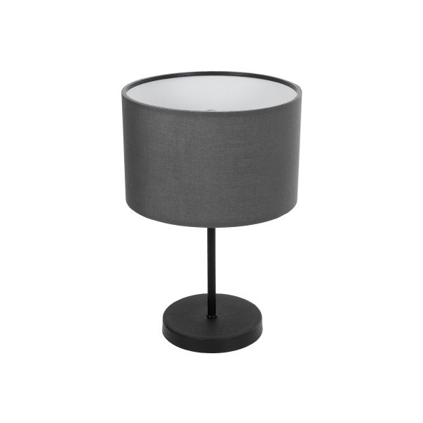 GLOBOSTAR® LARA 204-0076 Μοντέρνο Επιτραπέζιο Φωτιστικό Πορτατίφ με Ντουί 1 x E27 AC 220-240V IP20 - Μαύρο - Μ24 x Π24 x Υ36cm