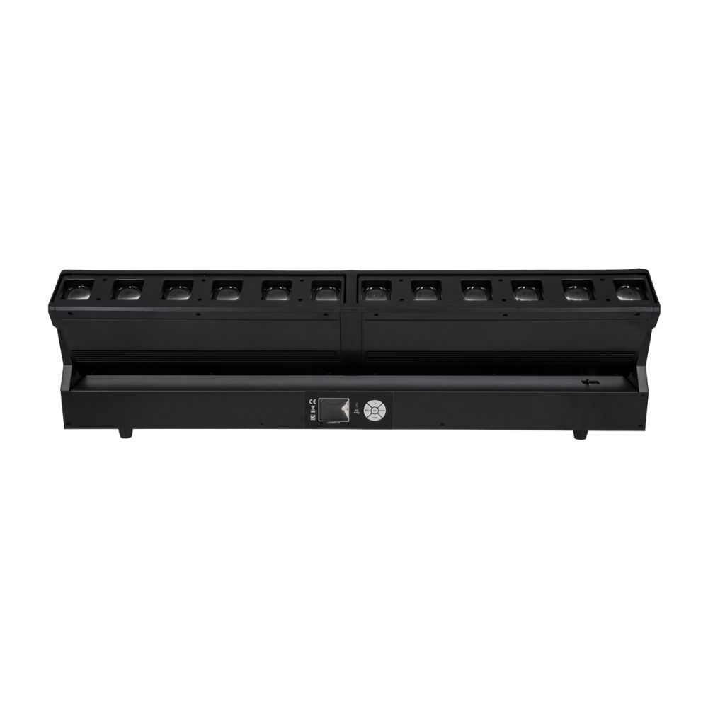 GloboStar® 51168 SPHINX Επαγγελματική Κινούμενη Μπάρα Φωτισμού DIGITAL MATRIX PIXEL LED 480W AC 220V-240V 4IN1 BEAM - WASH - SPOT - ZOOM 5° - 35° OSRAM LED DMX512 Display on Body RGBW - Μαύρο - L102 x W10 x H16.5cm