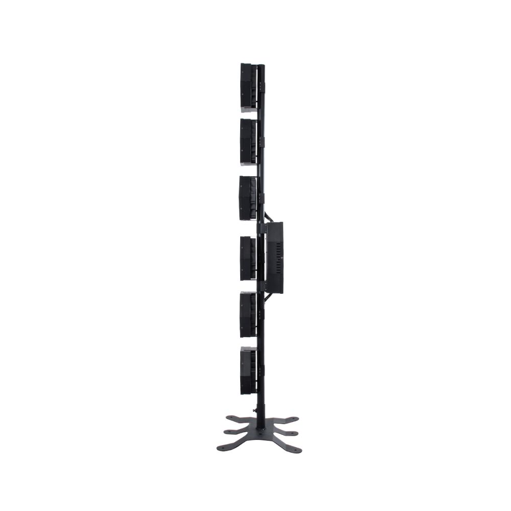 HEXA® HALO 51194 Stage Φωτιστικό Ειδικών Εφέ Digital Matrix Pixel & Blinder LED 672W 120° AC 220-240V IP20 6 x 100W COB Chip & 144 x 0.5W SMD5050 Chip Ultra Θερμό Λευκό 2200K & Πολύχρωμο RGB Dimmable DMX512 Protocol - Μ40 x Π32 x Υ146.5cm - 2 
