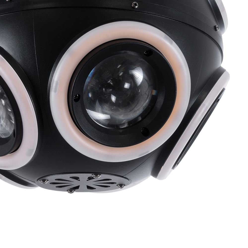 GloboStar® 51197 LIFT BALL Επαγγελματικό Φωτιστικό Ειδικών Εφέ Φ25cm KINETIC BALL MATRIX PIXEL Super BEAM Light CREE LED 4in1 300W - 10 x 20W LED COB Chips RGBW & 10 x 20W LED COB Chips Ultra Gold Warm White 2200K - Μέγιστο Μήκος Ανύψωσης 6 Μέτρα - AC