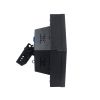 GloboStar® 51201 HALO HEXA Επαγγελματικό Φωτιστικό Ειδικών Εφέ DIGITAL MATRIX PIXEL & Blinder - 3 x 80W LED COB Chips Ultra Gold Warm White 2200K & 30 x 0.5W LED SMD5050 Chips RGB - AC 220V-240V DMX512 Display on Body - Μαύρο - Μ38 x Π38 x Υ22cm -
