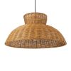 GLOBOSTAR® MALABO 02328 Boho Κρεμαστό Φωτιστικό Οροφής με Ντουί 1 x E27 AC 220-240V IP20 - Καφέ - Μ60 x Π60 x Υ31cm