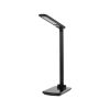 GLOBOSTAR® ONO 76533 Μοντέρνο Επιτραπέζιο Φωτιστικό Γραφείου με Ασύρματη Φόρτιση 10W 2A LED 3.5W 350lm 90° DC 5V με USB-C IP20 Ρυθμιζόμενο Λευκό CCT με Αφή 2700K/4500K/6000K Dimmable - Sanan SMD Chip - Μαύρο - Μ18 x Π12 x Υ36cm - 2 Χρόνια Εγγύηση