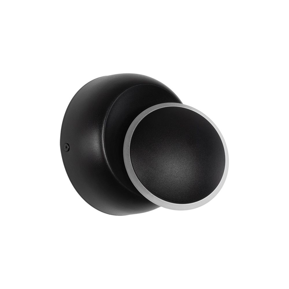 GLOBOSTAR® TSUKI 60675 Μοντέρνο Φωτιστικό Τοίχου - Απλίκα LED 5W 625lm 180° AC 220-240V Αδιάβροχο IP65 Θερμό Λευκό 2700K - Bridgelux COB Chip & TÜV SÜD Driver - Μαύρο Ματ - Μ14 x Π8.5 x Υ14cm - 5 Χρόνια Εγγύηση
