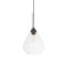 GLOBOSTAR® BALU 206-0043 Μοντέρνο Κρεμαστό Φωτιστικό Οροφής με Ντουί 1 x E27 AC 220-240V IP20 - Διάφανο - Μ20 x Π20 x Υ42cm