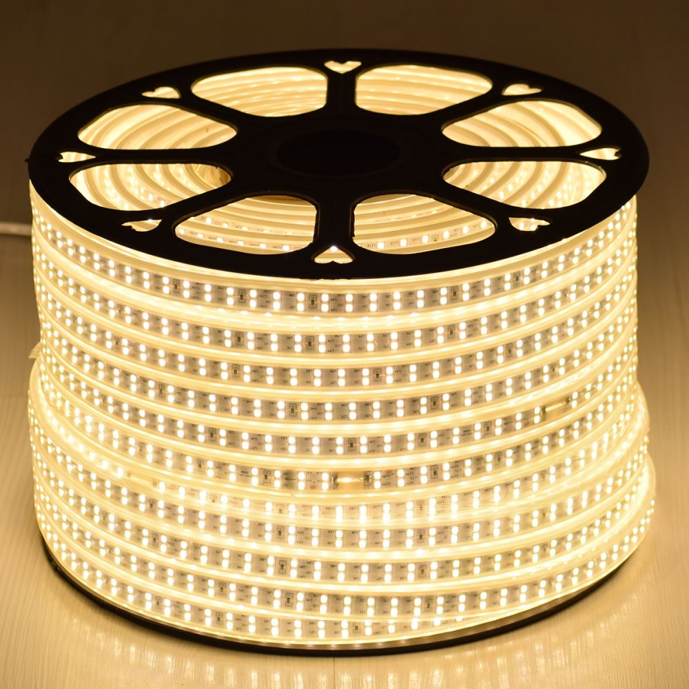 GLOBOSTAR® EPIWIDE 70512 Ταινία LED 24W/m 2160lm/m 120° DC 220-240V Αδιάβροχη IP65 180 x SMD2835 Chip/m Θερμό Λευκό 2700K Dimmable - Epistar SMD Chip - M100 x Π1.6 x Υ0.7cm - 3 Χρόνια Εγγύηση