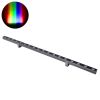 GLOBOSTAR® WASHERPANDA 90585 Μπάρα Φωτισμού Wall Washer LED 36W 3060lm 15° DC 24V Αδιάβροχο IP65 Πολύχρωμο RGBW Dimmable DMX512 - Bridgelux SMD Chip - Γκρι Ανθρακί Ματ - Μ100 x Π4 x Υ3.5cm - 3 Χρόνια Εγγύηση