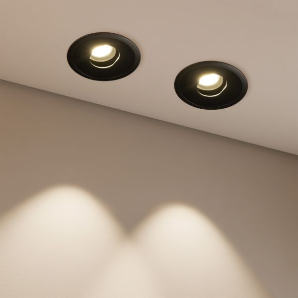 kelvo® ASYMMETRICAL KLV-101-0132 Χωνευτό Downlight Σποτ LED 7W 875lm 15°x30° AC 220-240V IP20 Φυσικό Λευκό 4500K - Bridgelux COB Chip & TÜV SÜD Driver - Μαύρο Ματ - Μ8.3 x Π8.3 x Υ8.16cm / Q7.3cm - 5 Χρόνια Εγγύηση