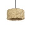 GLOBOSTAR® POMEGRANDE 204-0161 Boho Κρεμαστό Φωτιστικό Οροφής με Ντουί 1 x E27 AC 220-240V IP20 - Μπεζ - Μ32 x Π32 x Υ19cm