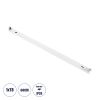 GloboStar® TUBATO 60147 Μεταλλικό Σκαφάκι για 1 x Λάμπα 60CM T8 G13 LED AC 220-240V IP20 Μ60 x Π3.4 x Υ4.3cm - 5 Χρόνια Εγγύηση