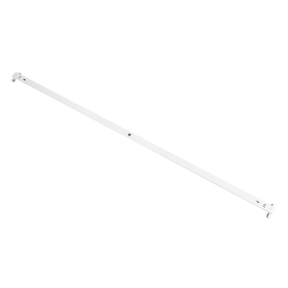 GloboStar® TUBATO 60154 Μεταλλικό Σκαφάκι για 2 x Λάμπες 150CM T8 G13 LED AC 220-240V IP20 Μ150 x Π7.2 x Υ4cm - 5 Χρόνια Εγγύηση