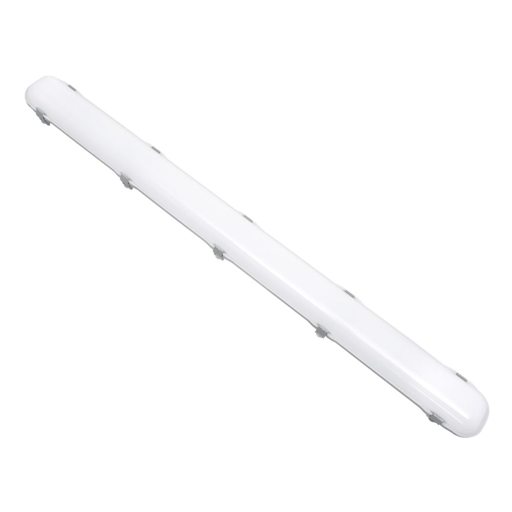 GloboStar® 60175 LED Γραμμικό Βιομηχανικό Φωτιστικό Tri-Proof 120cm 48W 5426lm 120° AC 220-240V Αδιάβροχο IP65 Μ120 x Π10,5 x Υ8cm Θερμό Λευκό 2700K - 3 Χρόνια Εγγύηση