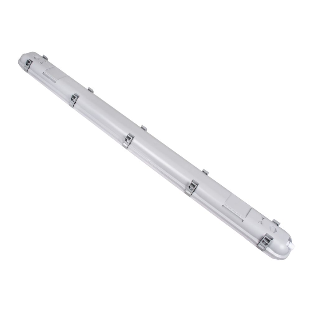 GloboStar® 60175 LED Γραμμικό Βιομηχανικό Φωτιστικό Tri-Proof 120cm 48W 5426lm 120° AC 220-240V Αδιάβροχο IP65 Μ120 x Π10,5 x Υ8cm Θερμό Λευκό 2700K - 3 Χρόνια Εγγύηση