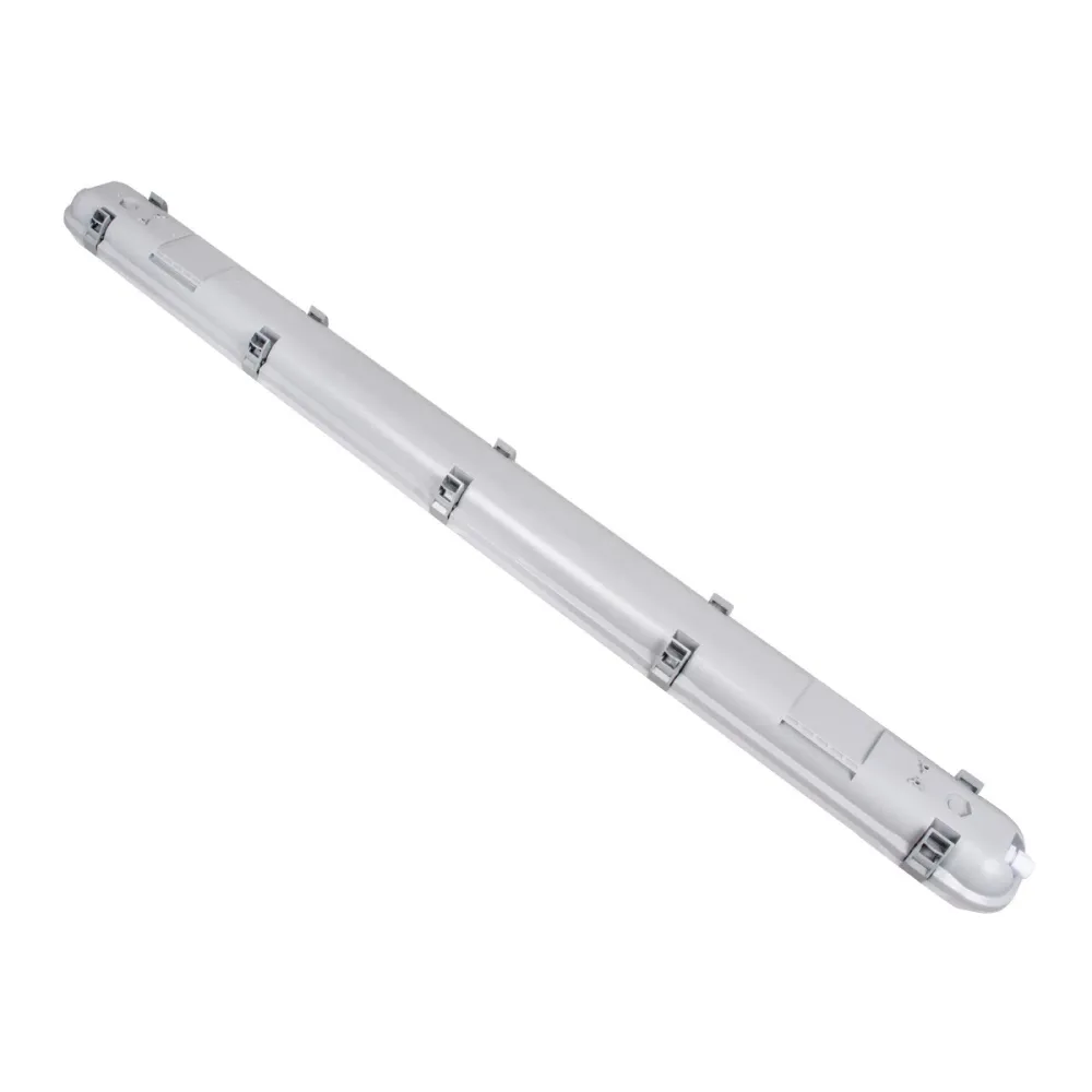 GLOBOSTAR® EMERGANO 60180 120cm Γραμμικό Βιομηχανικό Φωτιστικό Tri-Proof Τεχνολογίας Emergency με Ενσωματωμένη Μπαταρία Li-Ion 3.7V 5000mAH & Αυτονομία 3 Ώρες LED 48W 6240lm 120° AC 220-240V Αδιάβροχο IP65 Ψυχρό Λευκό 6000K - LUMILEDs SMD Chip & T