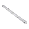 GLOBOSTAR® EMERGANO 60180 120cm Γραμμικό Βιομηχανικό Φωτιστικό Tri-Proof Τεχνολογίας Emergency με Ενσωματωμένη Μπαταρία Li-Ion 3.7V 5000mAH & Αυτονομία 3 Ώρες LED 48W 6240lm 120° AC 220-240V Αδιάβροχο IP65 Ψυχρό Λευκό 6000K - LUMILEDs SMD Chip & T