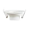 GLOBOSTAR® DE VALERA 60183 Χωνευτό Κινούμενο Downlight Σποτ LED 5W 485lm 60° AC 220-240V IP20 Φυσικό Λευκό 4500K - Bridgelux SMD Chip & TÜV SÜD Driver - Λευκό Ματ - Μ9 x Π9 x Υ4cm / Q8cm - 3 Χρόνια Εγγύηση