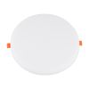 GLOBOSTAR® PANELEON 60192 Χωνευτό Panel Οροφής με Σύστημα Ρυθμιζόμενης Τρύπας Κοπής LED 33W 3492lm 180° AC 220-240V IP20 Φυσικό Λευκό 4500K - Lumileds SMD Chip & TÜV SÜD Driver - Λευκό Γαλακτερό - Μ22.2 x Π22.2 x Υ2cm / Q3.5cm έως Q20.5cm - 3 Χρόνια Ε