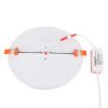GLOBOSTAR® PANELEON 60192 Χωνευτό Panel Οροφής με Σύστημα Ρυθμιζόμενης Τρύπας Κοπής LED 33W 3492lm 180° AC 220-240V IP20 Φυσικό Λευκό 4500K - Lumileds SMD Chip & TÜV SÜD Driver - Λευκό Γαλακτερό - Μ22.2 x Π22.2 x Υ2cm / Q3.5cm έως Q20.5cm - 3 Χρόνια Ε