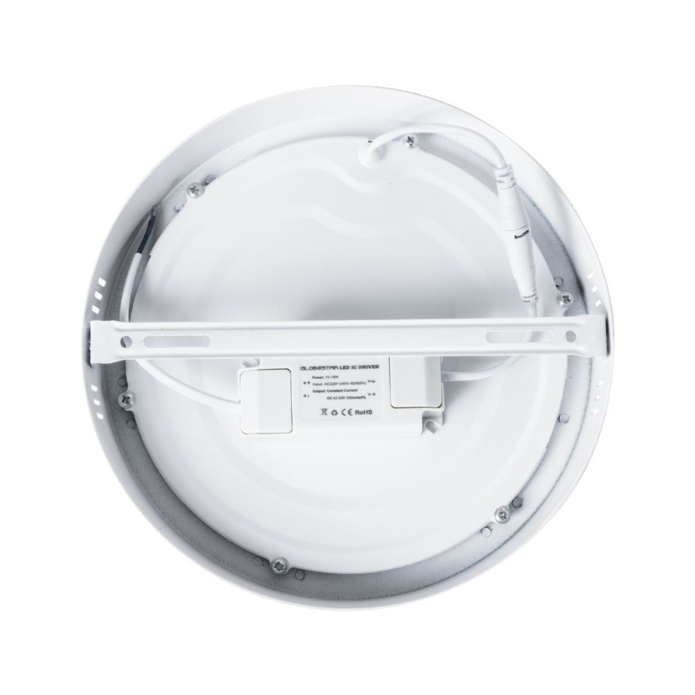 GLOBOSTAR® PANELO 60202 Panel Οροφής LED 20W 1800lm 120° AC 220-240V IP20 Θερμό Λευκό 2700K - Lumileds SMD Chip & TÜV SÜD Driver - Λευκό Γαλακτερό - Μ22 x Π22 x Υ3cm / Q20cm - 3 Χρόνια Εγγύηση