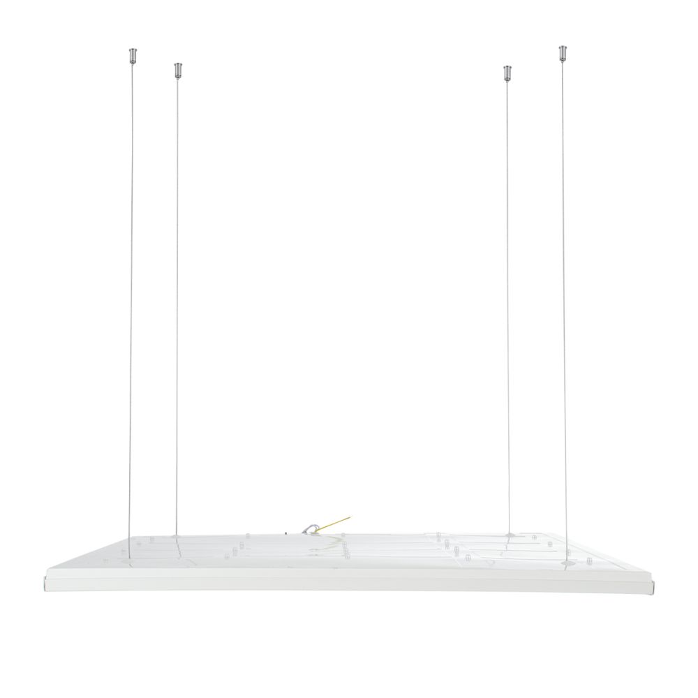 GLOBOSTAR® SUSPENSION 60219 Σύστημα Κρέμασης με 4 Ρυθμιζόμενες Ντίζες & Εξαρτήματα Ειδικό για Πάνελ 60x60cm & 120x30cm - Μ1 x Π1 x Υ80cm