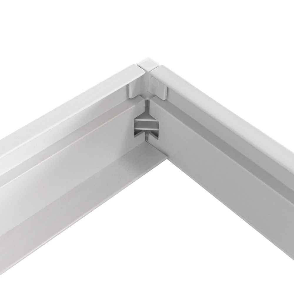 GLOBOSTAR® PANELBASE 60221 Επιτοίχιο Πλαίσιο Στήριξης Ειδικό για Πάνελ 120x30cm - Μ120 x Π30 x Υ4.4cm