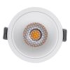 GLOBOSTAR® PLUTO-M 60254 Χωνευτό Downlight Σποτ με Honeycomb Anti Glare Reflector LED 10W 1300lm 38° AC 220-240V IP20 Φυσικό Λευκό 4500K - Bridgelux COB Chip & TÜV SÜD Driver - Λευκό Ματ - Μ8.4 x Π8.4 x Υ5.9cm / Q7.5cm - 5 Χρόνια Εγγύηση