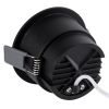 GLOBOSTAR® PLUTO-M 60256 Χωνευτό Downlight Σποτ με Honeycomb Anti Glare Reflector LED 10W 1300lm 38° AC 220-240V IP20 Φυσικό Λευκό 4500K - Bridgelux COB Chip & TÜV SÜD Driver - Μαύρο Ματ - Μ8.4 x Π8.4 x Υ5.9cm / Q7.5cm - 5 Χρόνια Εγγύηση