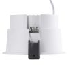 GLOBOSTAR® PLUTO-B 60260 Χωνευτό Downlight Σποτ με Honeycomb Anti Glare Reflector LED 15W 1950lm 38° AC 220-240V IP20 Φυσικό Λευκό 4500K - Bridgelux COB Chip & TÜV SÜD Driver - Λευκό Ματ - Μ10.4 x Π10.4 x Υ6.5cm / Q9.5cm - 5 Χρόνια Εγγύηση