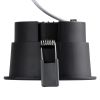 GLOBOSTAR® PLUTO-B 60262 Χωνευτό Downlight Σποτ με Honeycomb Anti Glare Reflector LED 15W 1950lm 38° AC 220-240V IP20 Φυσικό Λευκό 4500K - Bridgelux COB Chip & TÜV SÜD Driver - Μαύρο Ματ - Μ10.4 x Π10.4 x Υ6.5cm / Q9.5cm - 5 Χρόνια Εγγύηση