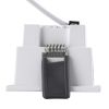 GLOBOSTAR® PLUTO-S 60266 Χωνευτό Downlight Σποτ με Honeycomb Anti Glare Reflector LED 7W 910lm 38° AC 220-240V IP20 Φυσικό Λευκό 4500K - Bridgelux COB Chip & TÜV SÜD Driver - Λευκό Ματ - Μ6.4 x Π6.4 x Υ4.9cm / Q5.5 x 5.5cm - 5 Χρόνια Εγγύηση
