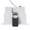 GLOBOSTAR® PLUTO-M 60272 Χωνευτό Downlight Φωτιστικό Σποτ με Honeycomb Anti Glare Reflector LED 10W 1300lm 38° AC 220-240V IP20 Φυσικό Λευκό 4500K - Bridgelux COB Chip & TÜV SÜD Driver - Λευκό Ματ - Μ8.4 x Π8.4 x Υ5.9cm / Q7.5 x 7.5cm - 5 Χρόνια Εγγύη