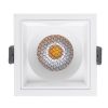 GLOBOSTAR® PLUTO-M 60272 Χωνευτό Downlight Φωτιστικό Σποτ με Honeycomb Anti Glare Reflector LED 10W 1300lm 38° AC 220-240V IP20 Φυσικό Λευκό 4500K - Bridgelux COB Chip & TÜV SÜD Driver - Λευκό Ματ - Μ8.4 x Π8.4 x Υ5.9cm / Q7.5 x 7.5cm - 5 Χρόνια Εγγύη