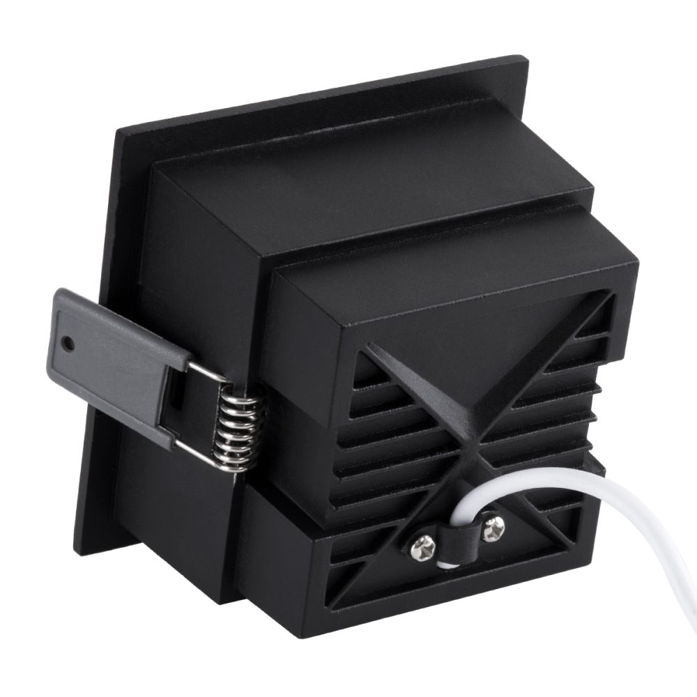 GLOBOSTAR® PLUTO-M 60274 Χωνευτό Downlight Σποτ με Honeycomb Anti Glare Reflector LED 10W 1300lm 38° AC 220-240V IP20 Φυσικό Λευκό 4500K - Bridgelux COB Chip & TÜV SÜD Driver - Μαύρο Ματ - Μ8.4 x Π8.4 x Υ5.9cm / Q7.5 x 7.5cm - 5 Χρόνια Εγγύηση