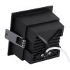 GLOBOSTAR® PLUTO-M 60274 Χωνευτό Downlight Σποτ με Honeycomb Anti Glare Reflector LED 10W 1300lm 38° AC 220-240V IP20 Φυσικό Λευκό 4500K - Bridgelux COB Chip & TÜV SÜD Driver - Μαύρο Ματ - Μ8.4 x Π8.4 x Υ5.9cm / Q7.5 x 7.5cm - 5 Χρόνια Εγγύηση