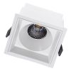 GLOBOSTAR® PLUTO-B 60278 Χωνευτό Downlight Σποτ με Honeycomb Anti Glare Reflector LED 15W 1950lm 38° AC 220-240V IP20 Φυσικό Λευκό 4500K - Bridgelux COB Chip & TÜV SÜD Driver - Λευκό Ματ - Μ10.4 x Π10.4 x Υ6.5cm / Q9.5 x 9.5cm - 5 Χρόνια Εγγύηση