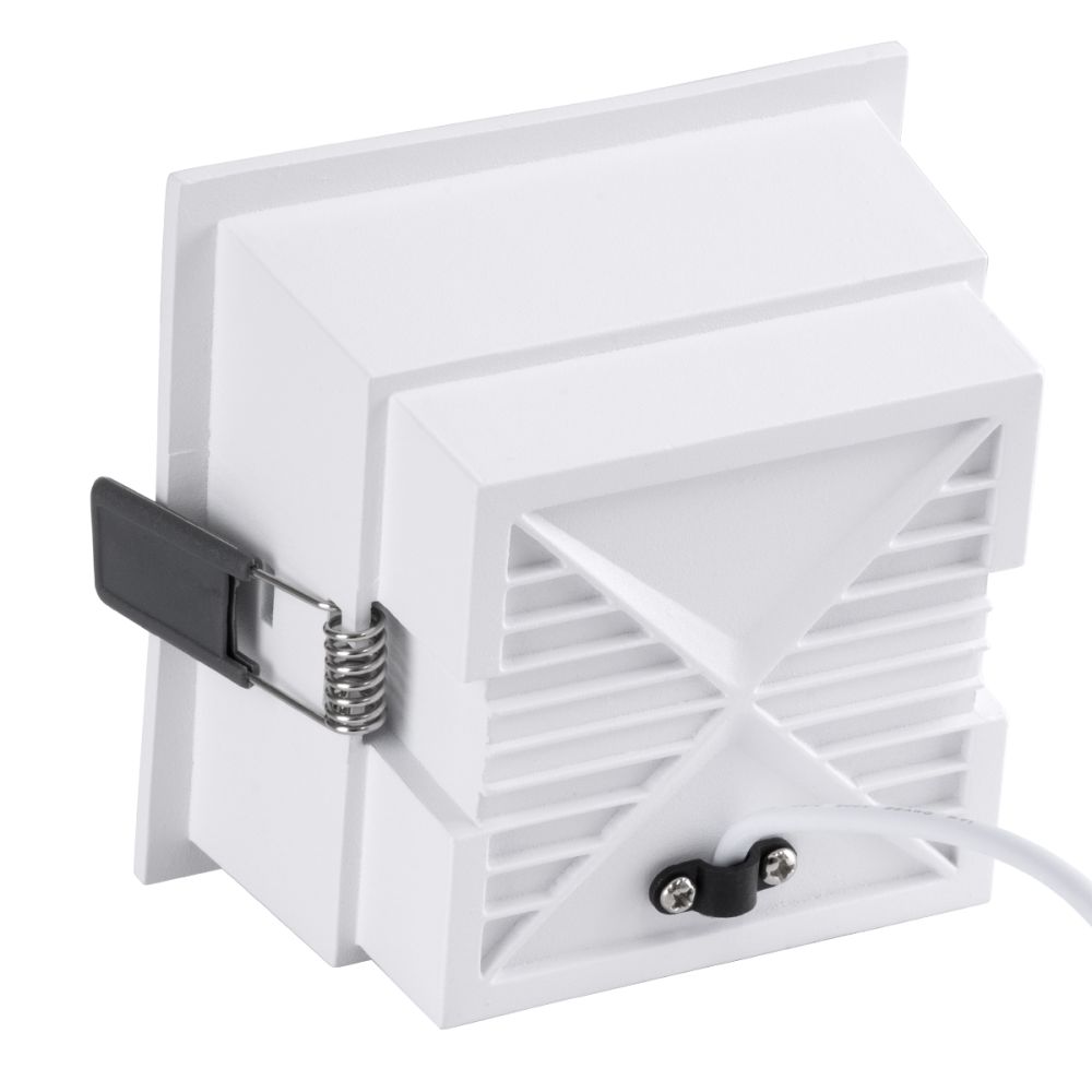 GLOBOSTAR® PLUTO-B 60278 Χωνευτό Downlight Σποτ με Honeycomb Anti Glare Reflector LED 15W 1950lm 38° AC 220-240V IP20 Φυσικό Λευκό 4500K - Bridgelux COB Chip & TÜV SÜD Driver - Λευκό Ματ - Μ10.4 x Π10.4 x Υ6.5cm / Q9.5 x 9.5cm - 5 Χρόνια Εγγύηση