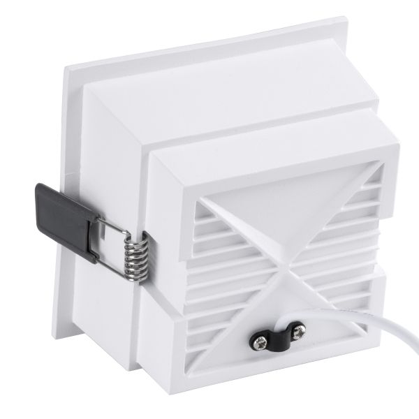 GLOBOSTAR® PLUTO-B 60278 Χωνευτό Downlight Σποτ με Honeycomb Anti Glare Reflector LED 15W 1950lm 38° AC 220-240V IP20 Φυσικό Λευκό 4500K - Bridgelux COB Chip & TÜV SÜD Driver - Λευκό Ματ - Μ10.4 x Π10.4 x Υ6.5cm / Q9.5 x 9.5cm - 5 Χρόνια Εγγύηση