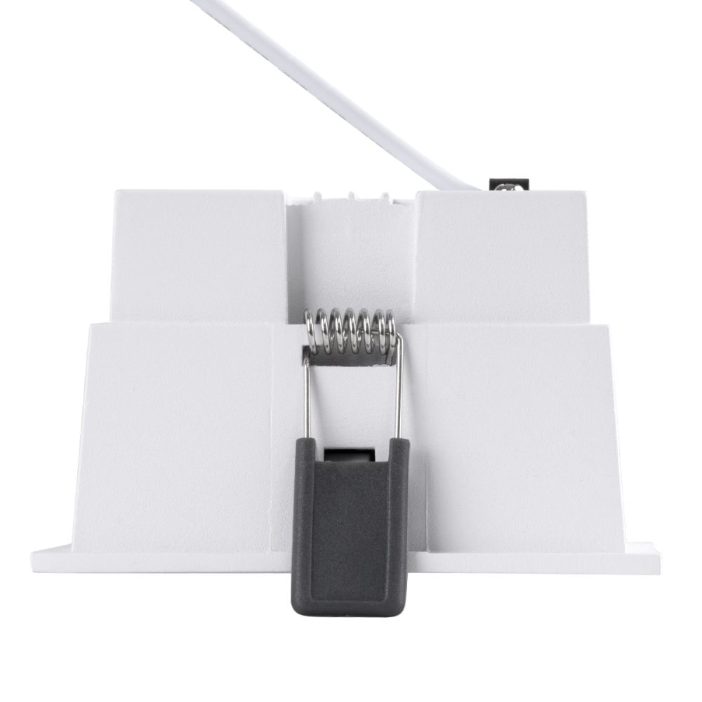GLOBOSTAR® PLUTO-B 60279 Χωνευτό Downlight Σποτ με Honeycomb Anti Glare Reflector LED 15W 1875lm 38° AC 220-240V IP20 Θερμό Λευκό 2700K - Bridgelux COB Chip & TÜV SÜD Driver - Λευκό Ματ - Μ10.4 x Π10.4 x Υ6.5cm / Q9.5 x 9.5cm - 5 Χρόνια Εγγύηση